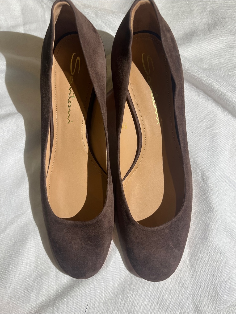 Brown Suede Women’s Heels
